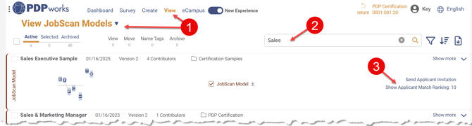 Applicant Match Ranking