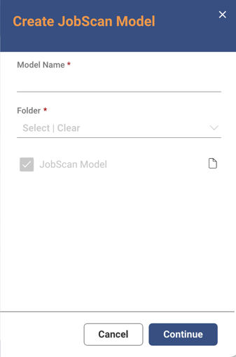 Create JobScan Panel