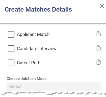 Create Matches Detail V3