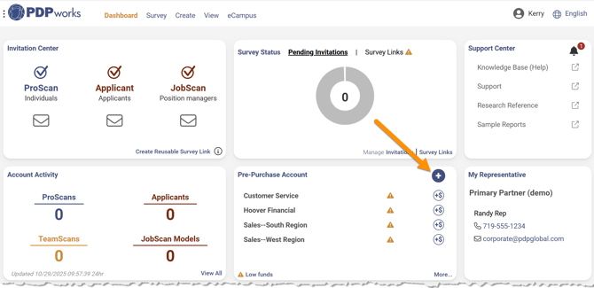 Create Pre-Purchase Account edit - V3