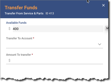 Gold - PPA Transfer panel