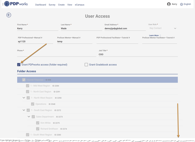 Grant PDPworks Access - V3