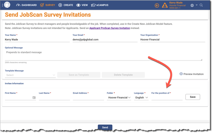 Invitation - JobScan Survey