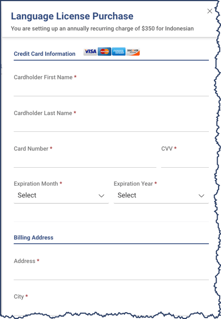 Lanaguage-Purchase Panel