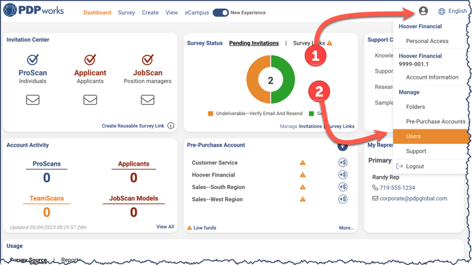 Manage Users