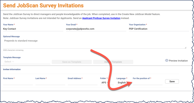 Send Invitation - JobScan