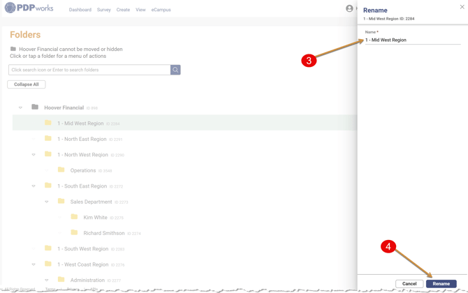 Manage Folders - Edit name 2 - V3