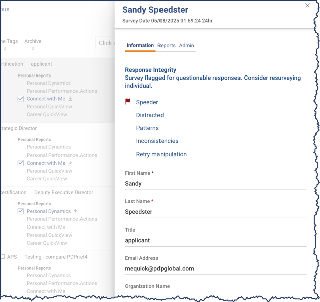 Response Integrity - Details - V3