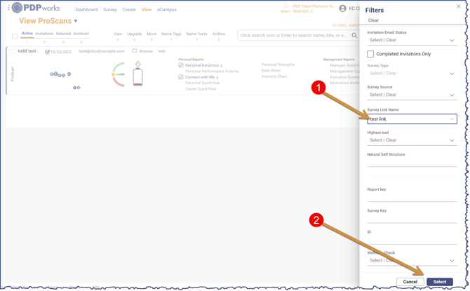 View All - Survey Link