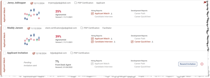 View Applicants