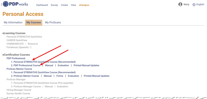 eCampus My Courses V3-1