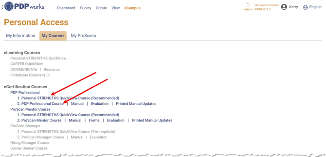 eCampus My Courses V3